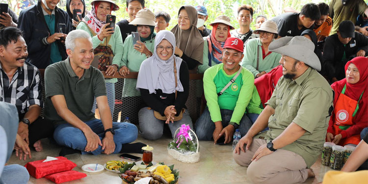 Bertemu Warga dan Petani Jakarta, Ganjar: Setiap Keluarga Bisa Berdaulat Pangan