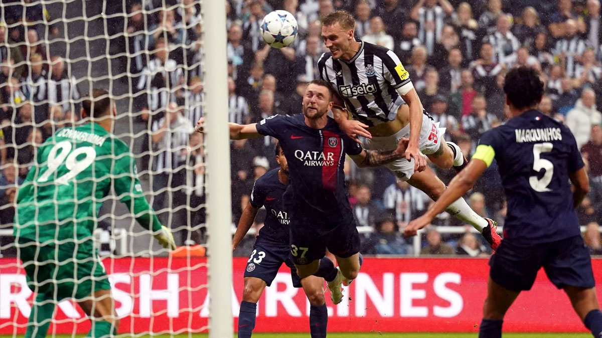 Taklukkan PSG, Newcastle Duduki Posisi Puncak Klasemen Sementara Grup F Liga Champions